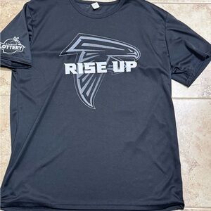 NFL Black 'Rise Up' Men's T-Shirt Game Issued